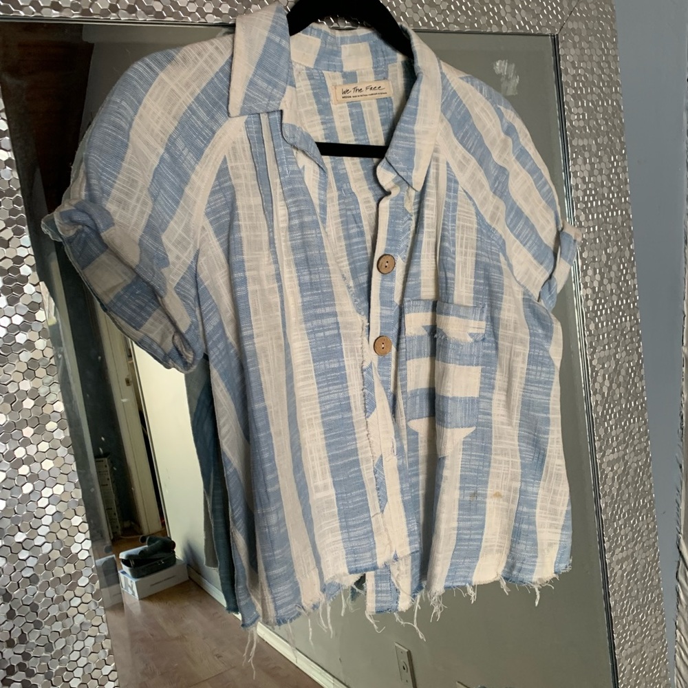 We The Free button up